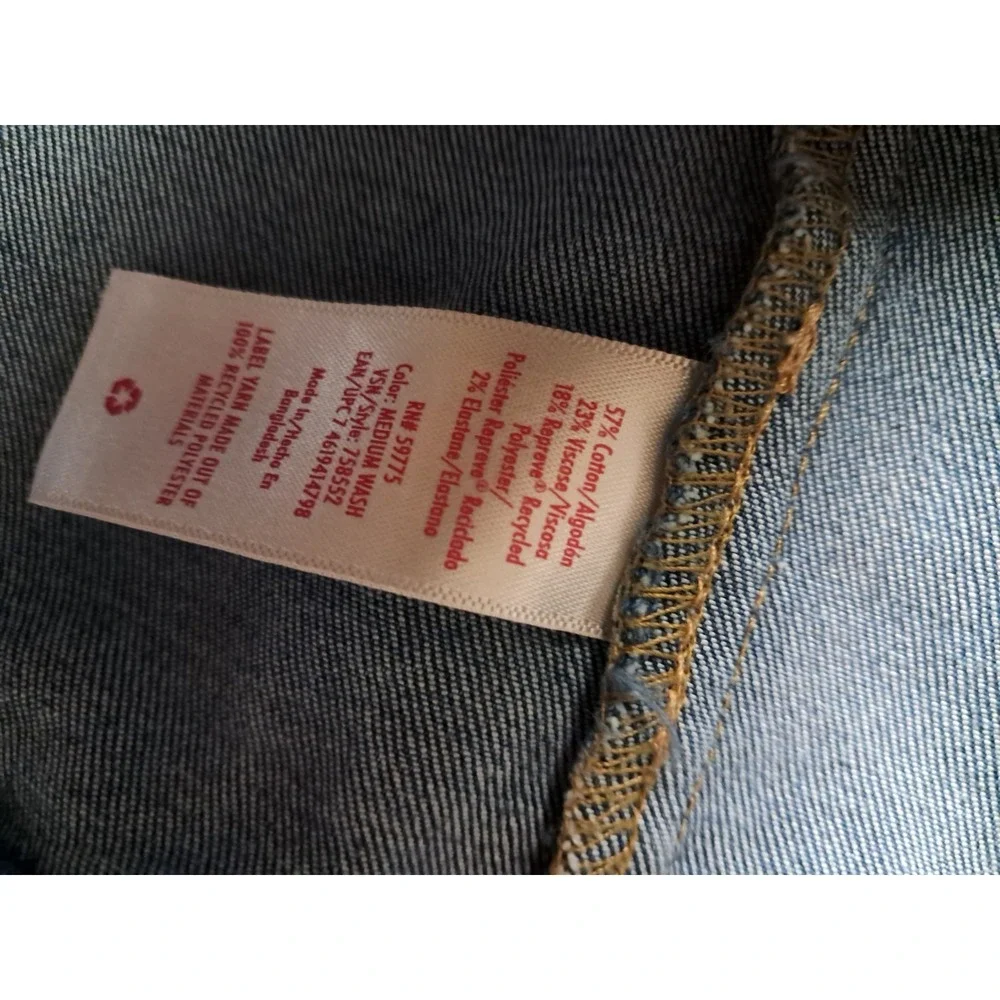 Girls Justice Patchwork Denim Jacket. Size‎ Small